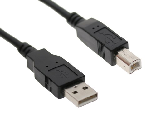 CDL Micro 3m 10 ft USB-C Male to Standard-A USB 2.0 Male Cable Lead Black 