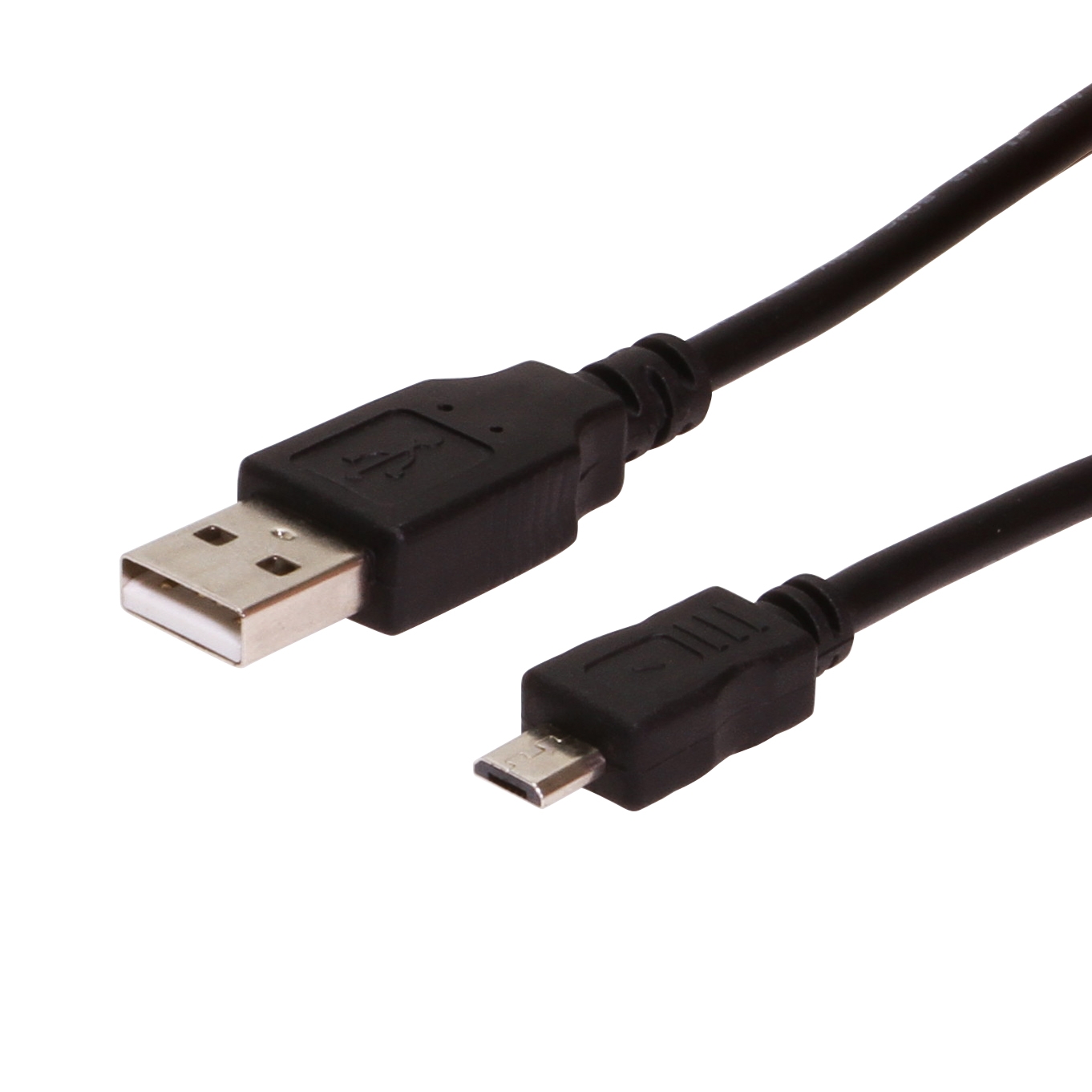 inch USB A male to Micro-B Male Cable