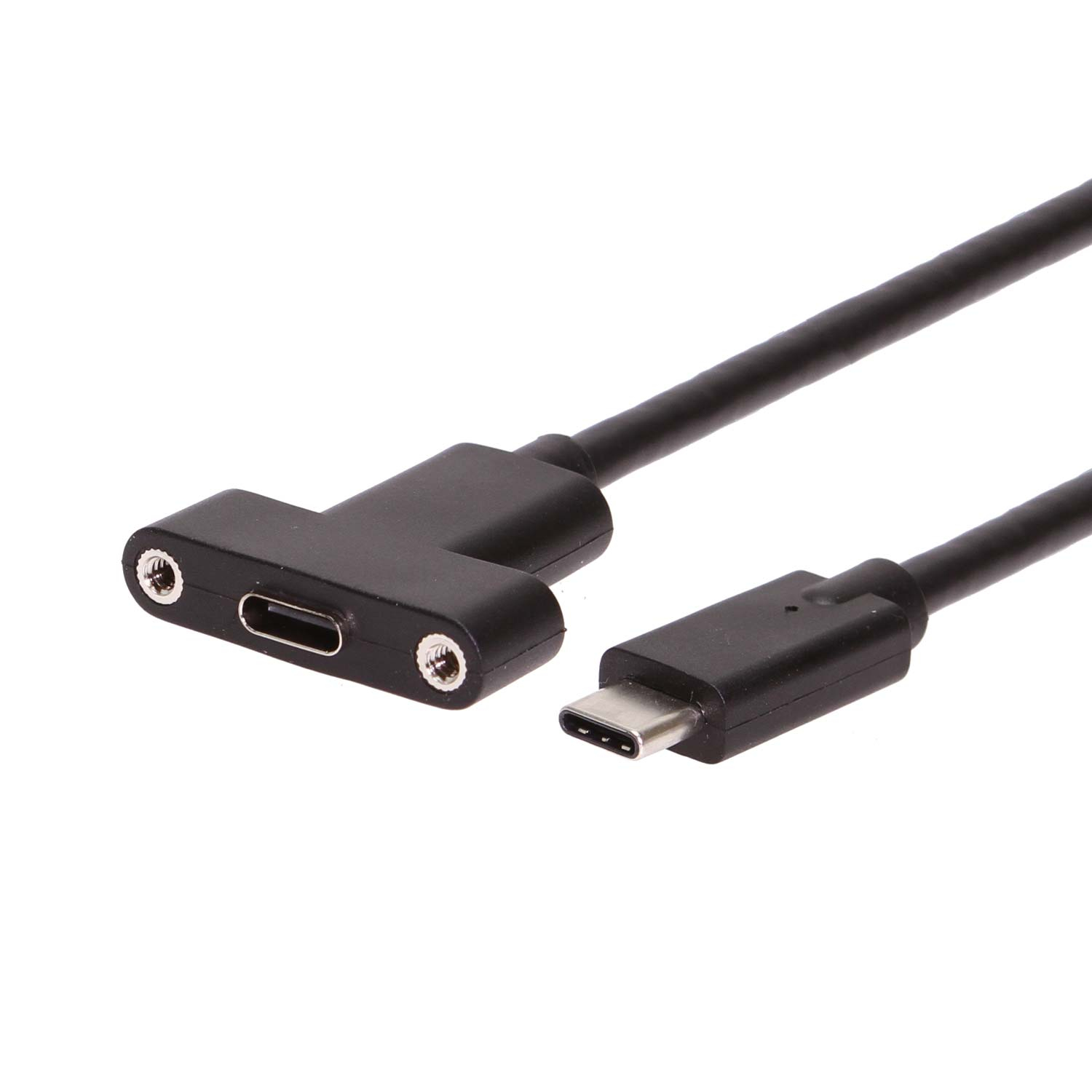 gård at tilføje mængde af salg USB 3.2 Gen 2 Type-C Male to Female High Quality Panel Mount Cable 36 inch