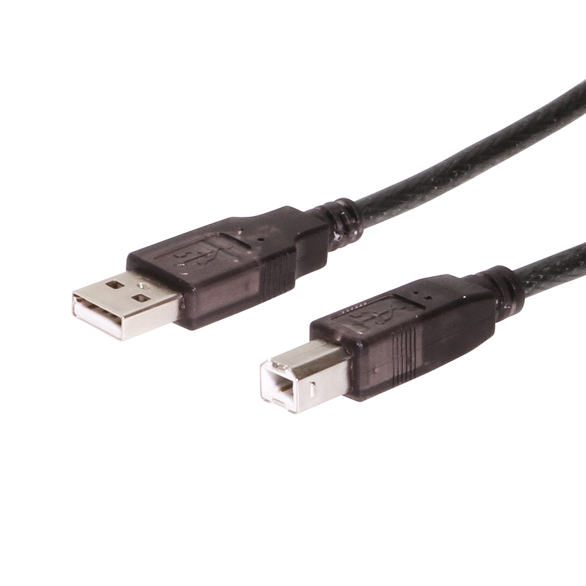 Rengør soveværelset skak Lænestol USB 2.0 Hi-Speed A to B Device Cable 6ft. Translucent Gray